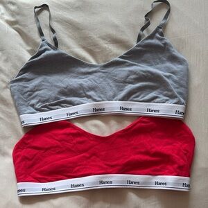 Hanes bralettes